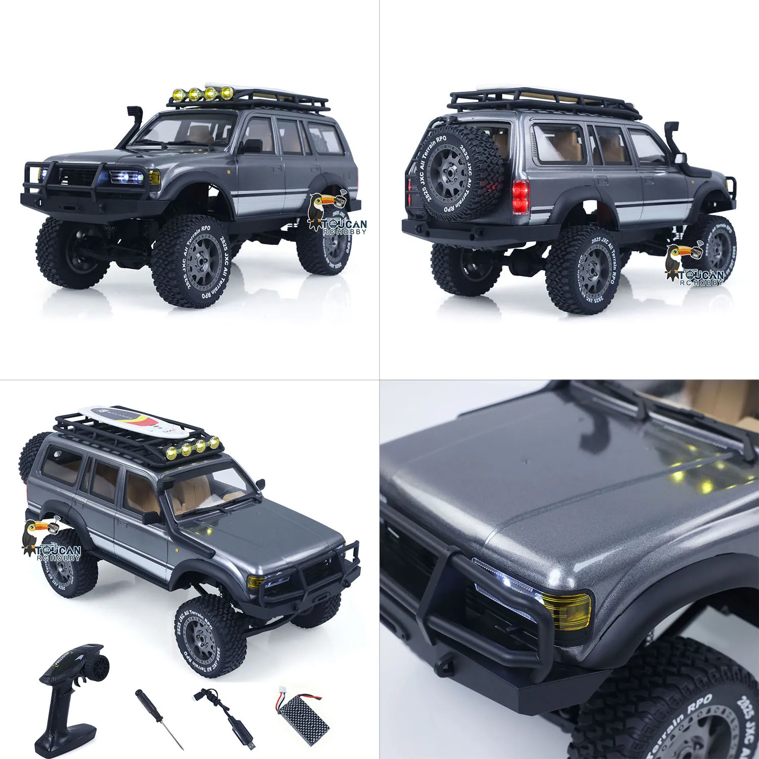 JXC5826 RC Crawler 1:12 4x4 Todoterreno — imagen 2