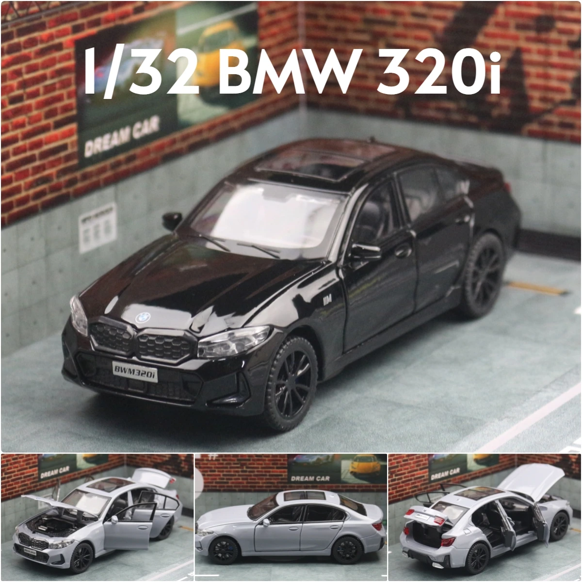 BMW 320i Sedan Miniatura 1:32 Diecast