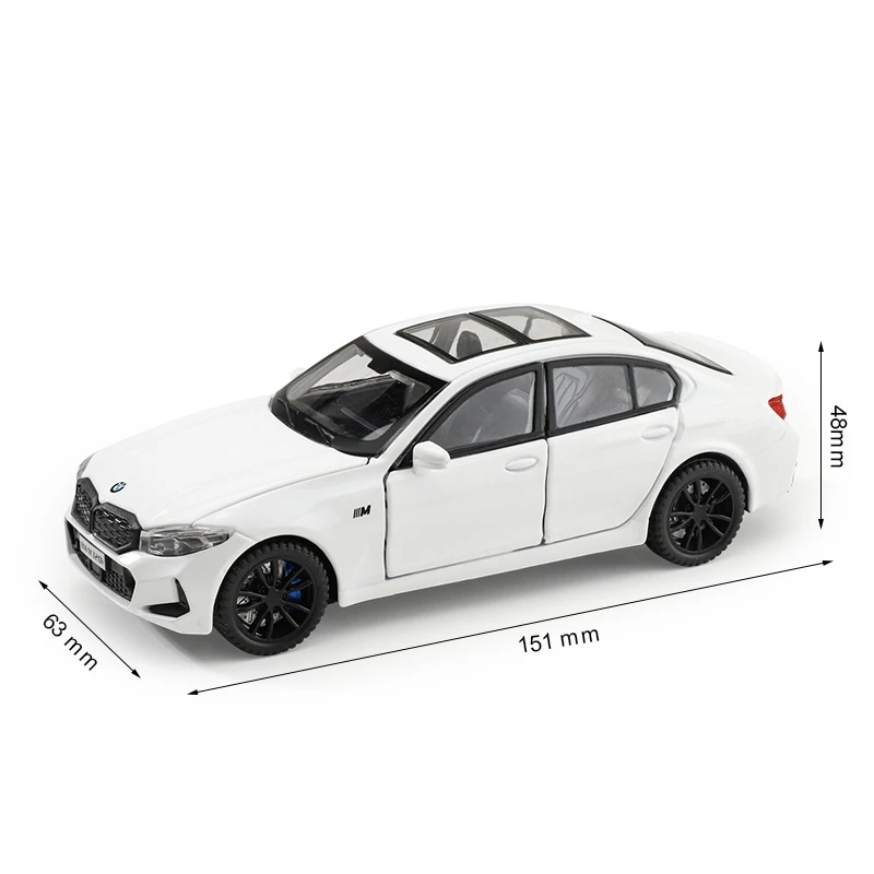 BMW 320i Sedan Miniatura 1:32 Diecast — imagen 4