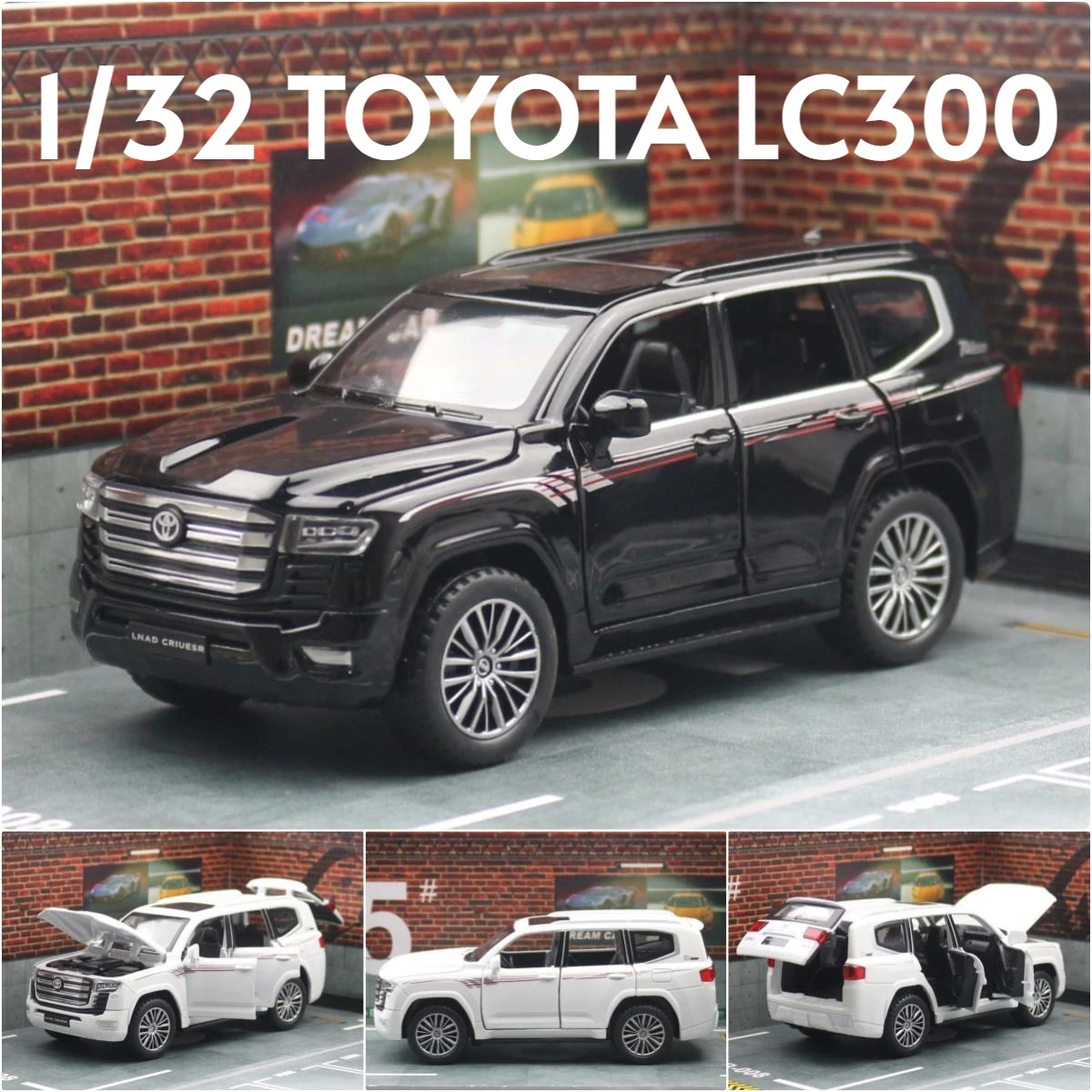 Toyota Land Cruiser LC300 Diecast 1:32 — imagen 1