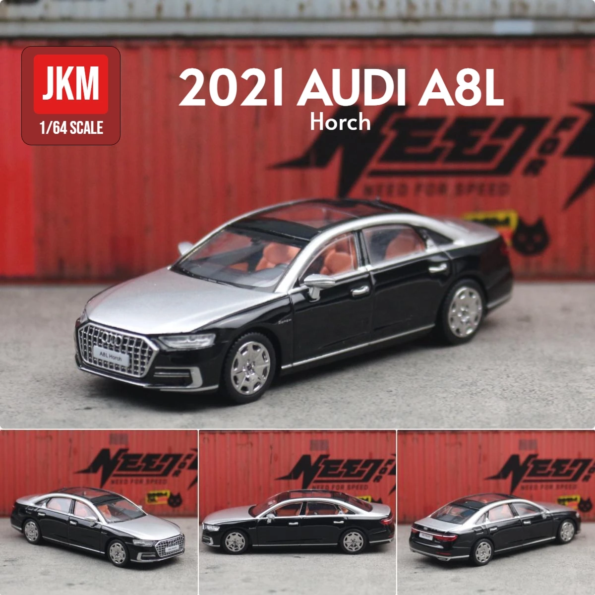 Audi A8L Sedan Escala 1:64 Diecast — imagen 1