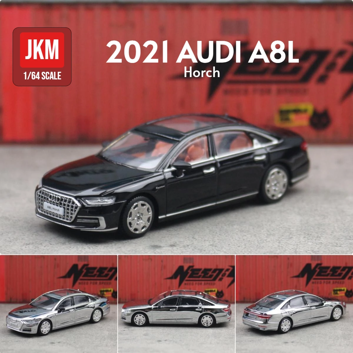 Audi A8L Sedan Escala 1:64 Diecast — imagen 2