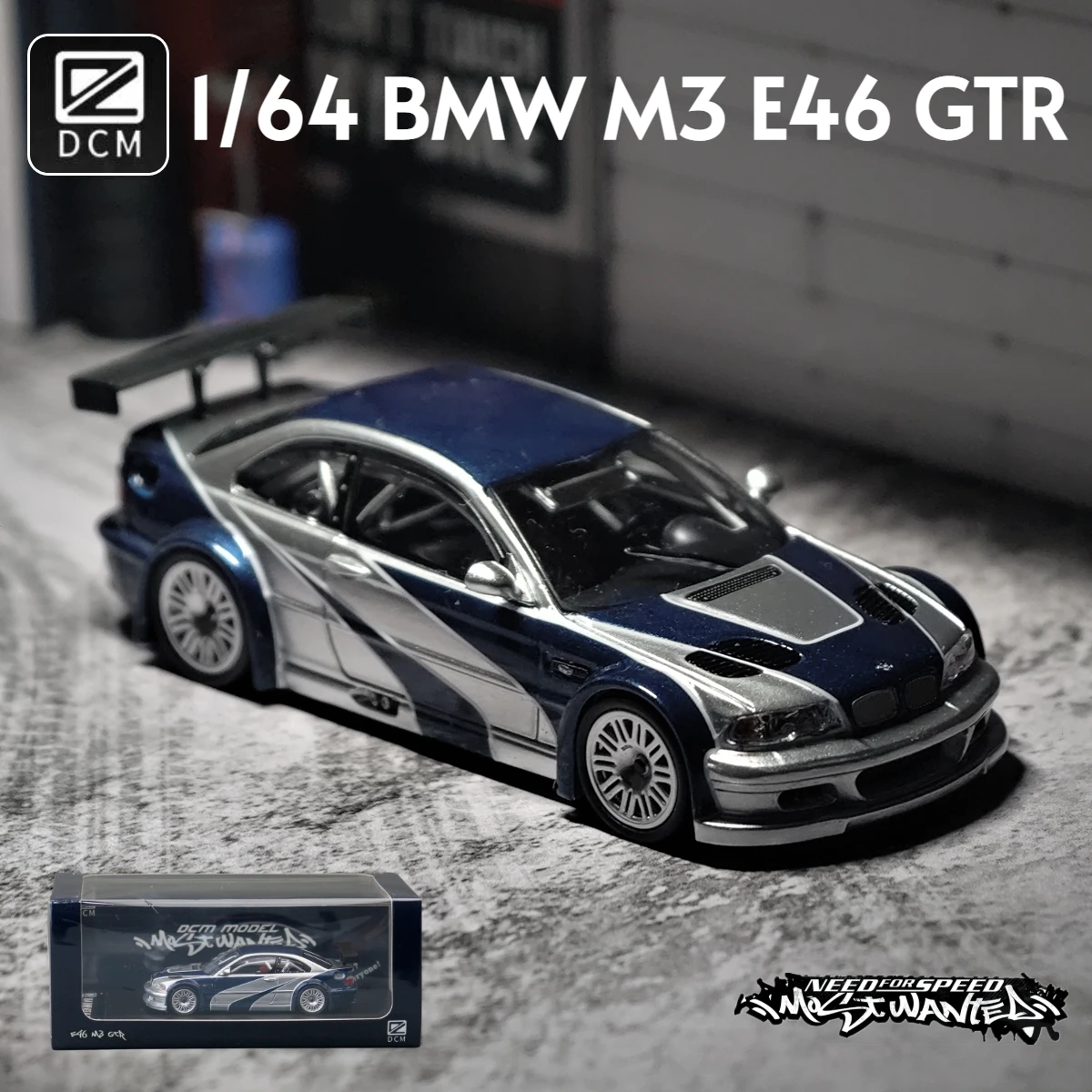 BMW M3 E46 GTR Diecast Escala 1:64 — imagen 1