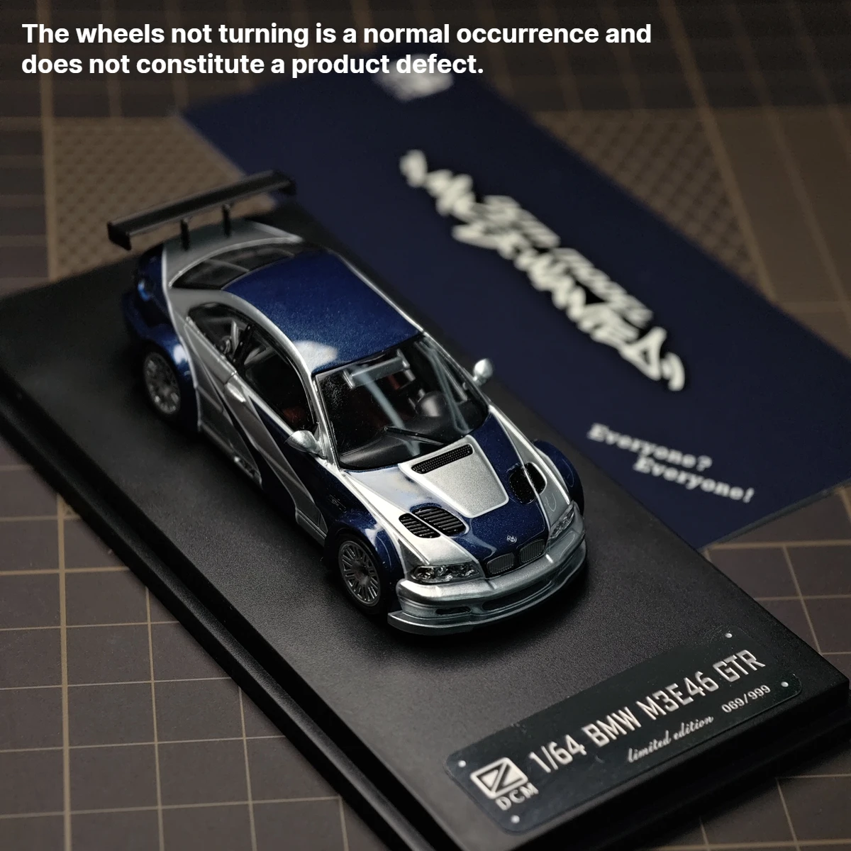 BMW M3 E46 GTR Diecast Escala 1:64 — imagen 5