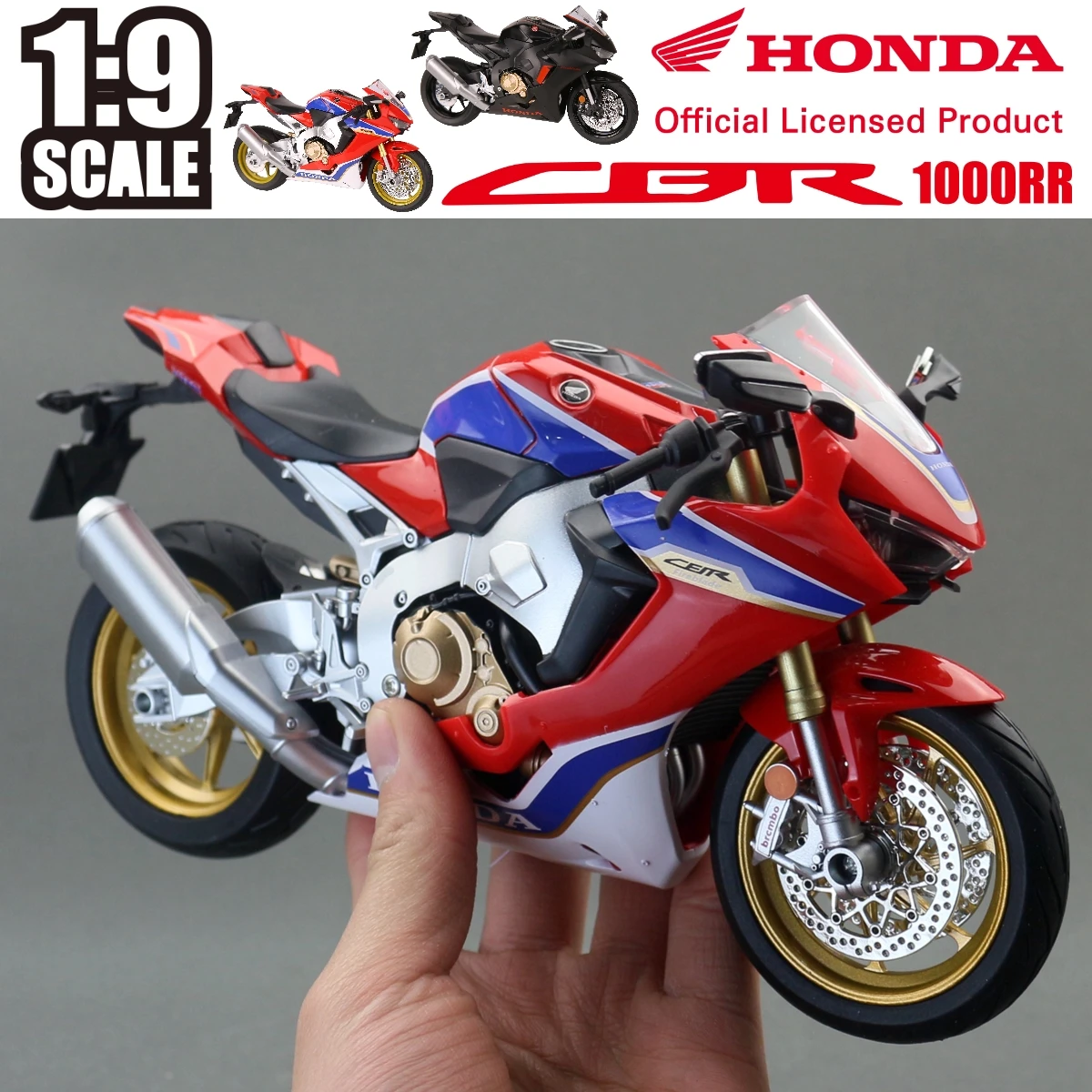 Honda CBR 1000RR HRC Miniatura Escala 1:9