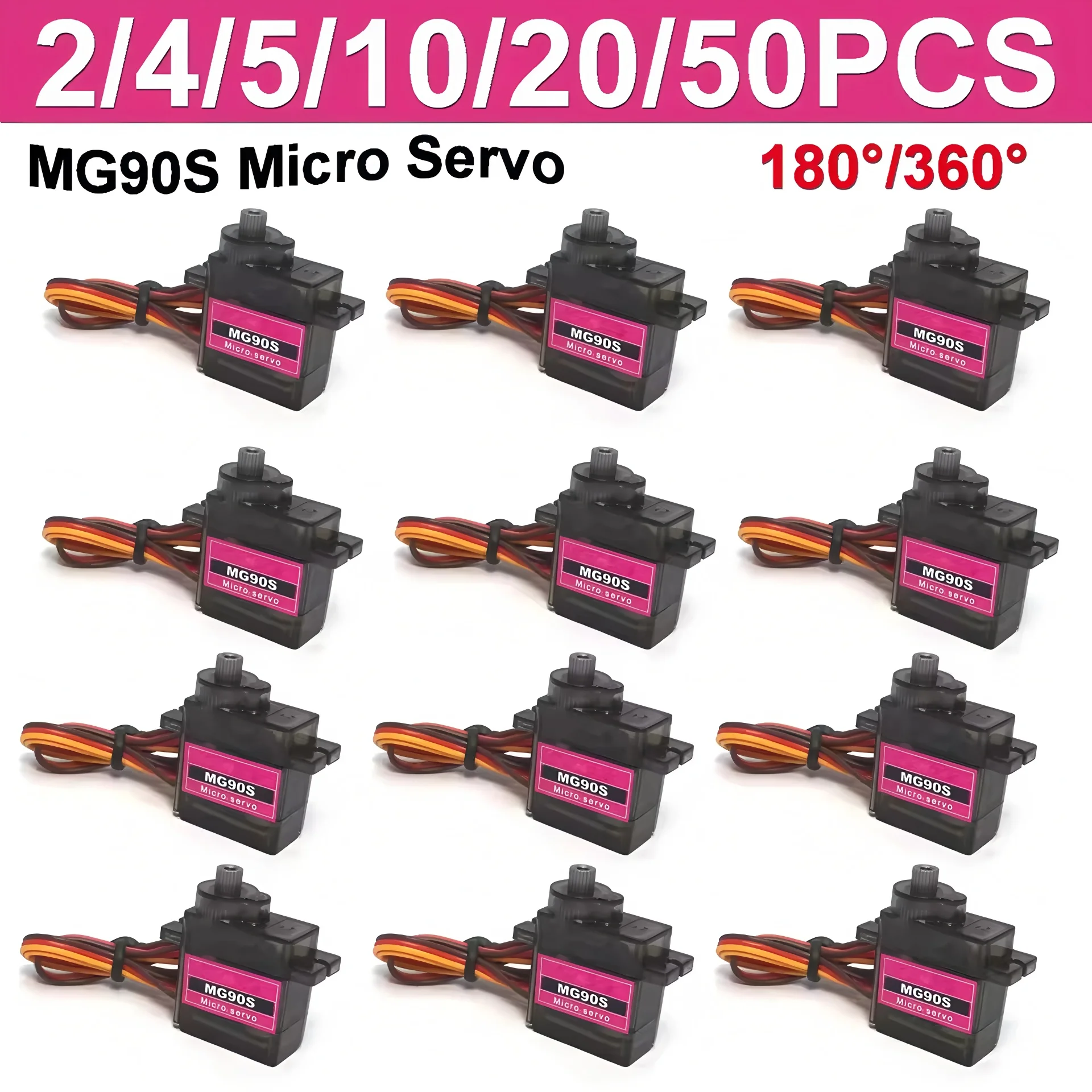 Micro Servo MG90S de Metal 9g — imagen 2