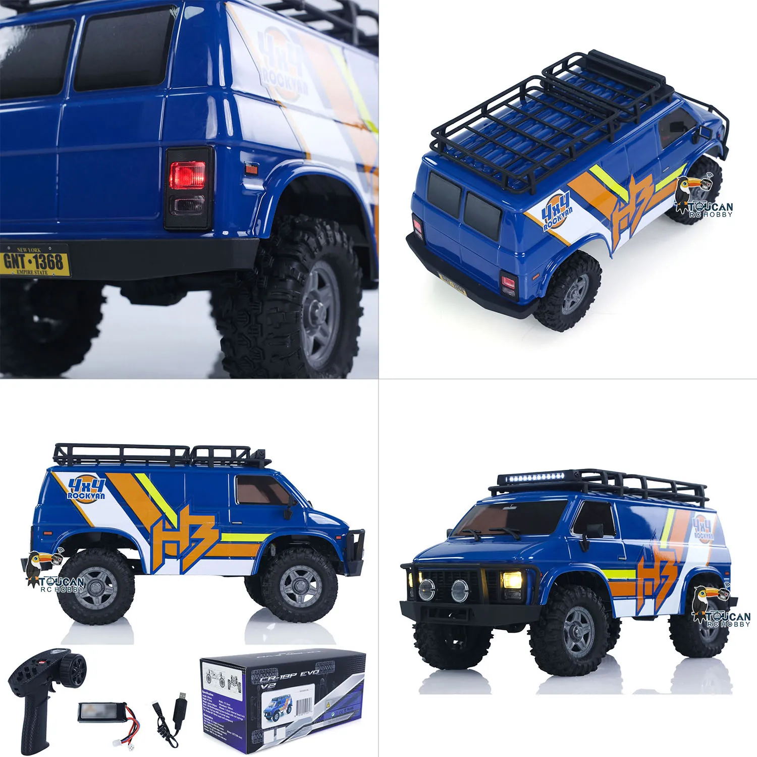 Hobby Plus CR18P 1/18 Rock Crawler 4WD — imagen 1