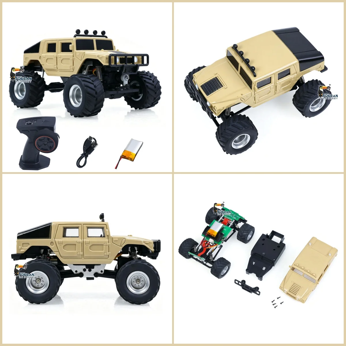 JIABAILE 3603/3604 1:36 4x4 RTR — imagen 4
