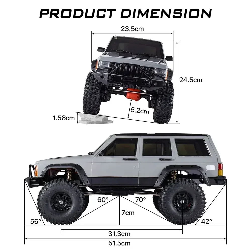 AUSTARHOBBY AXX4 1/10 RC Crawler Eléctrico 4WD — imagen 4