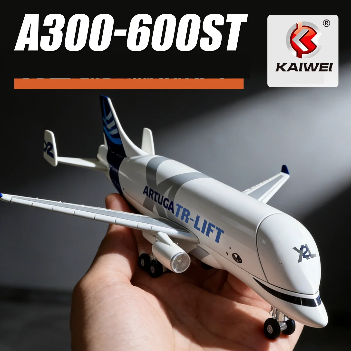 Avión Airbus Beluga A300-600ST Escala 1:72 Metal Fundido