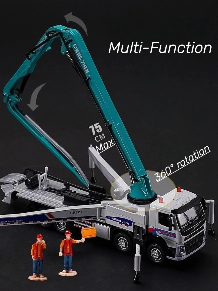 Volvo Camión Bomba de Hormigón Escala 1:50 — imagen 2