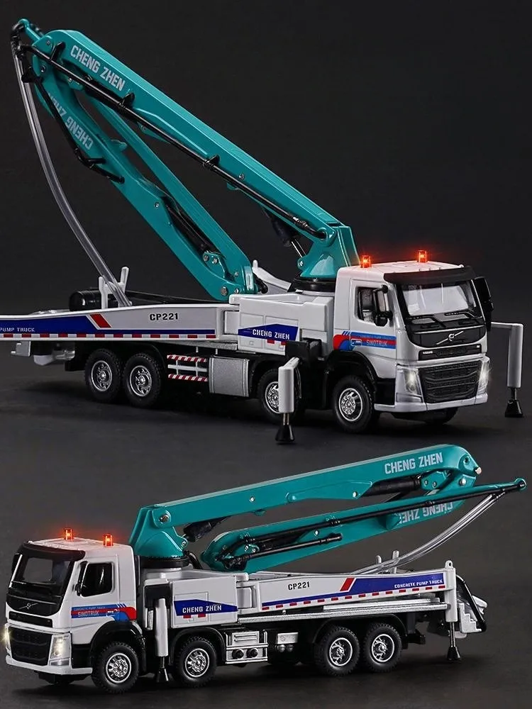 Volvo Camión Bomba de Hormigón Escala 1:50 — imagen 3