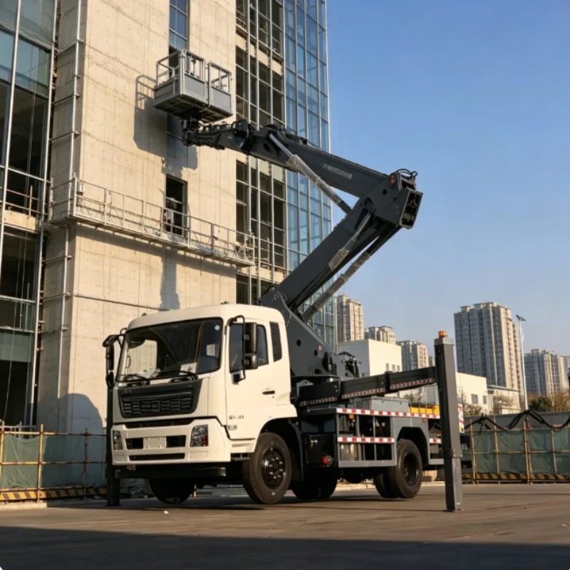 Camión con Plataforma Elevadora Articulada para Construcción — imagen 1