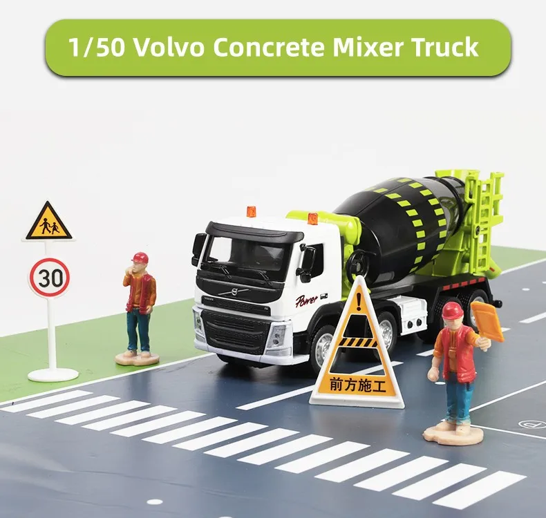 Volvo Camión Mezclador de Hormigón 1:50 — imagen 5