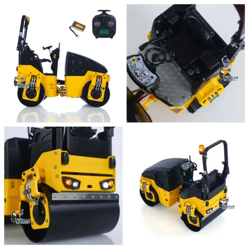Rodillo Compactador RC Metálico BW120AD Escala 1:14 — imagen 2