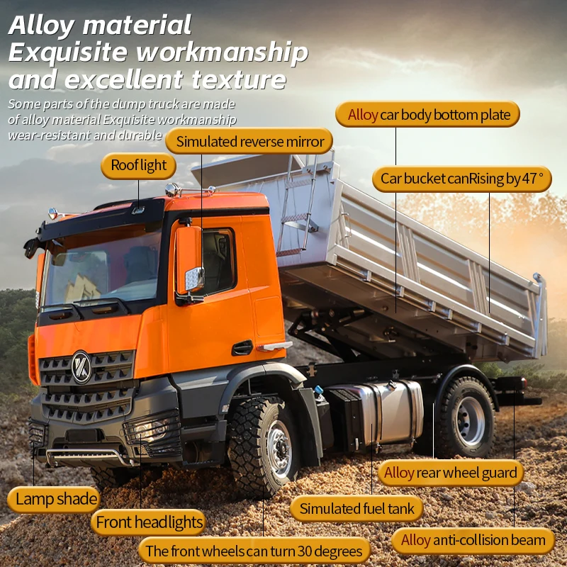 Kabolite 5701 Camión Volquete RTR 1:14 4x4 — imagen 1