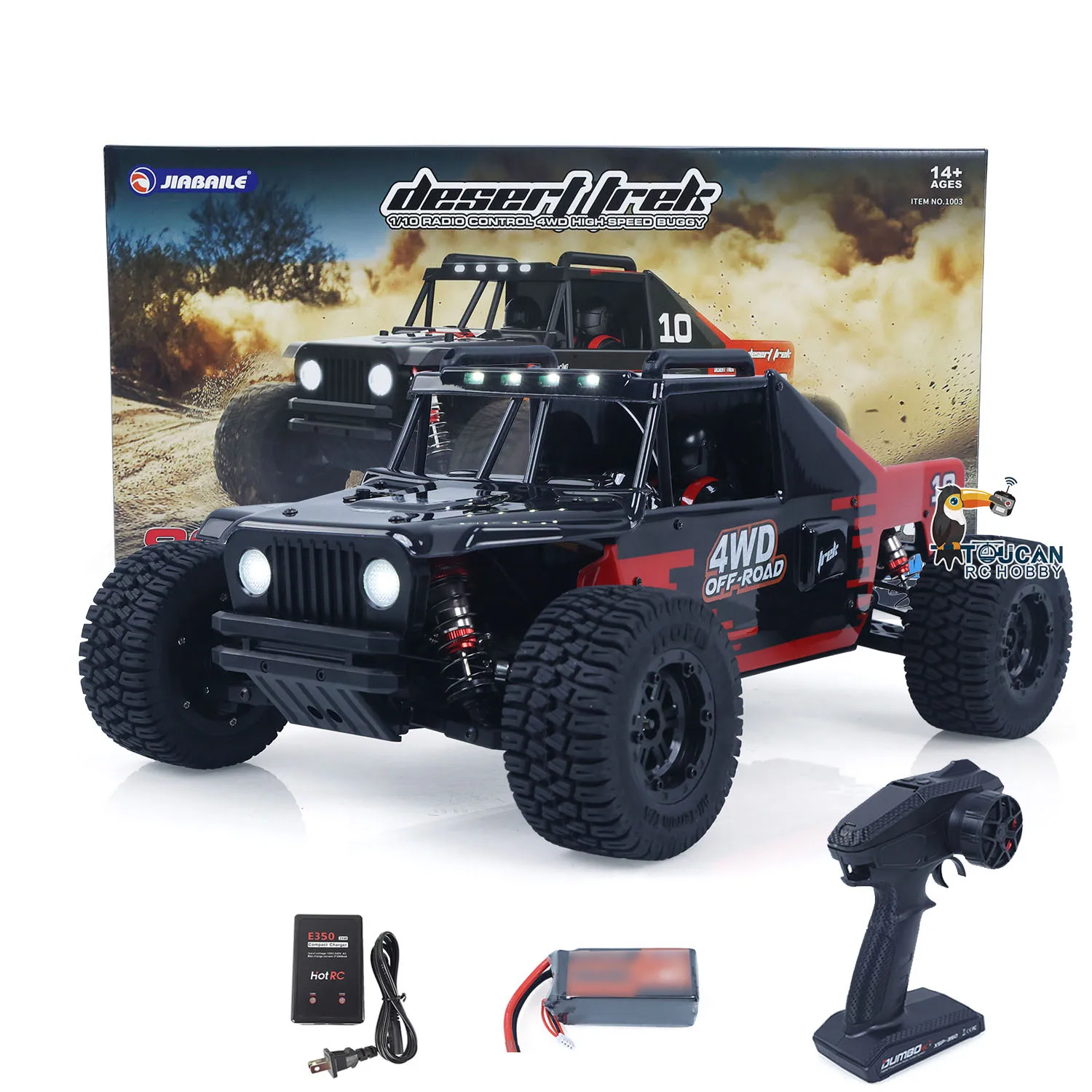Camioneta Todoterreno RC 1/10 4WD Eléctrica — imagen 2