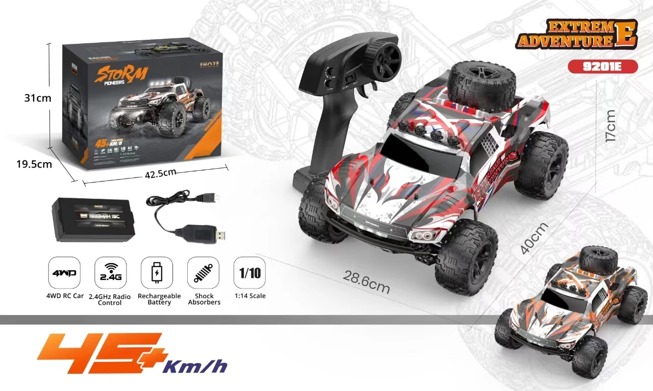 Camioneta Todoterreno RC 4WD 1:10 Sin Escobillas — imagen 2