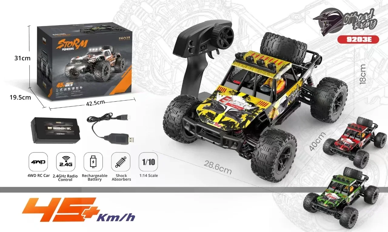 Camioneta Todoterreno RC 4WD 1:10 Sin Escobillas — imagen 4