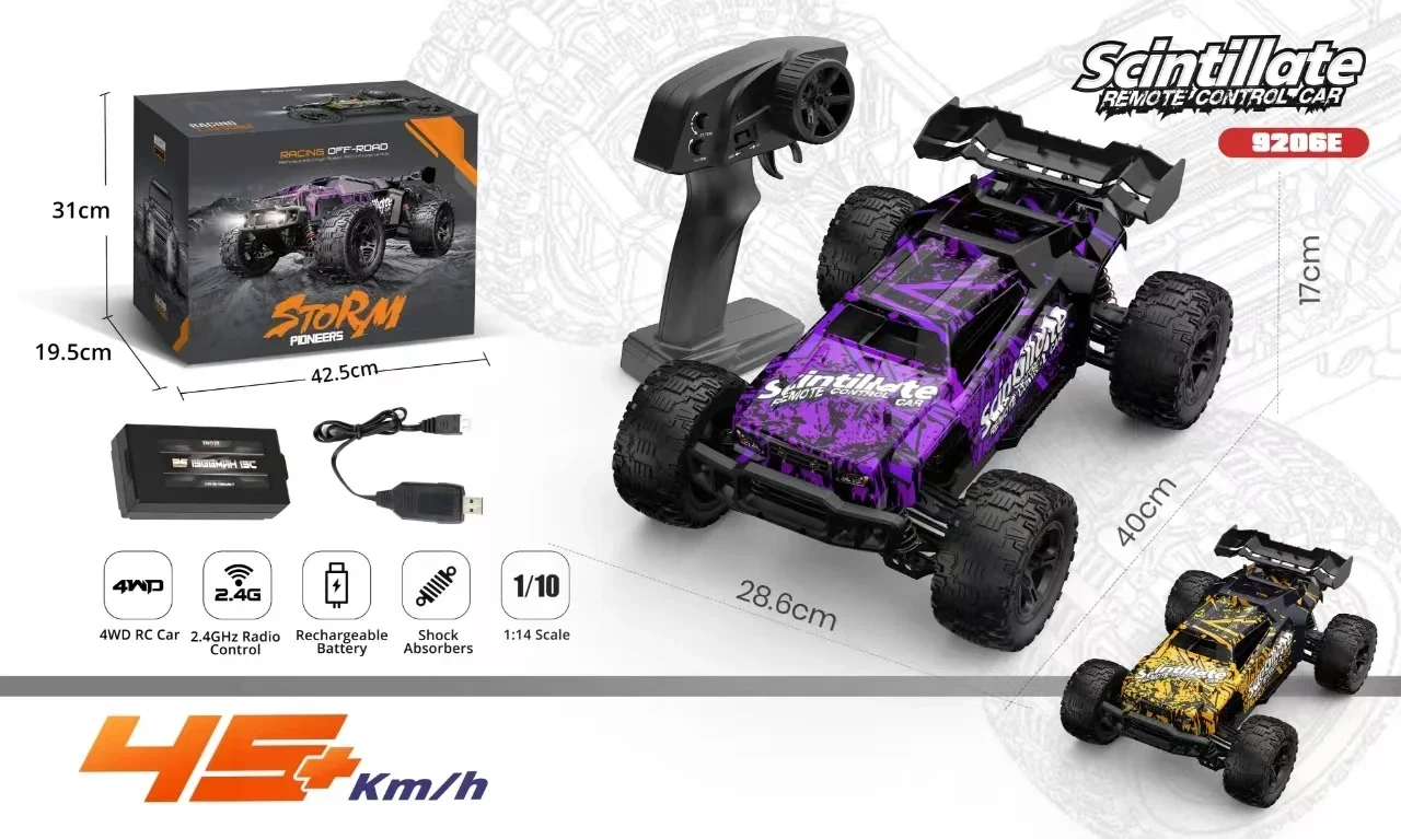 Camioneta Todoterreno RC 4WD 1:10 Sin Escobillas — imagen 6