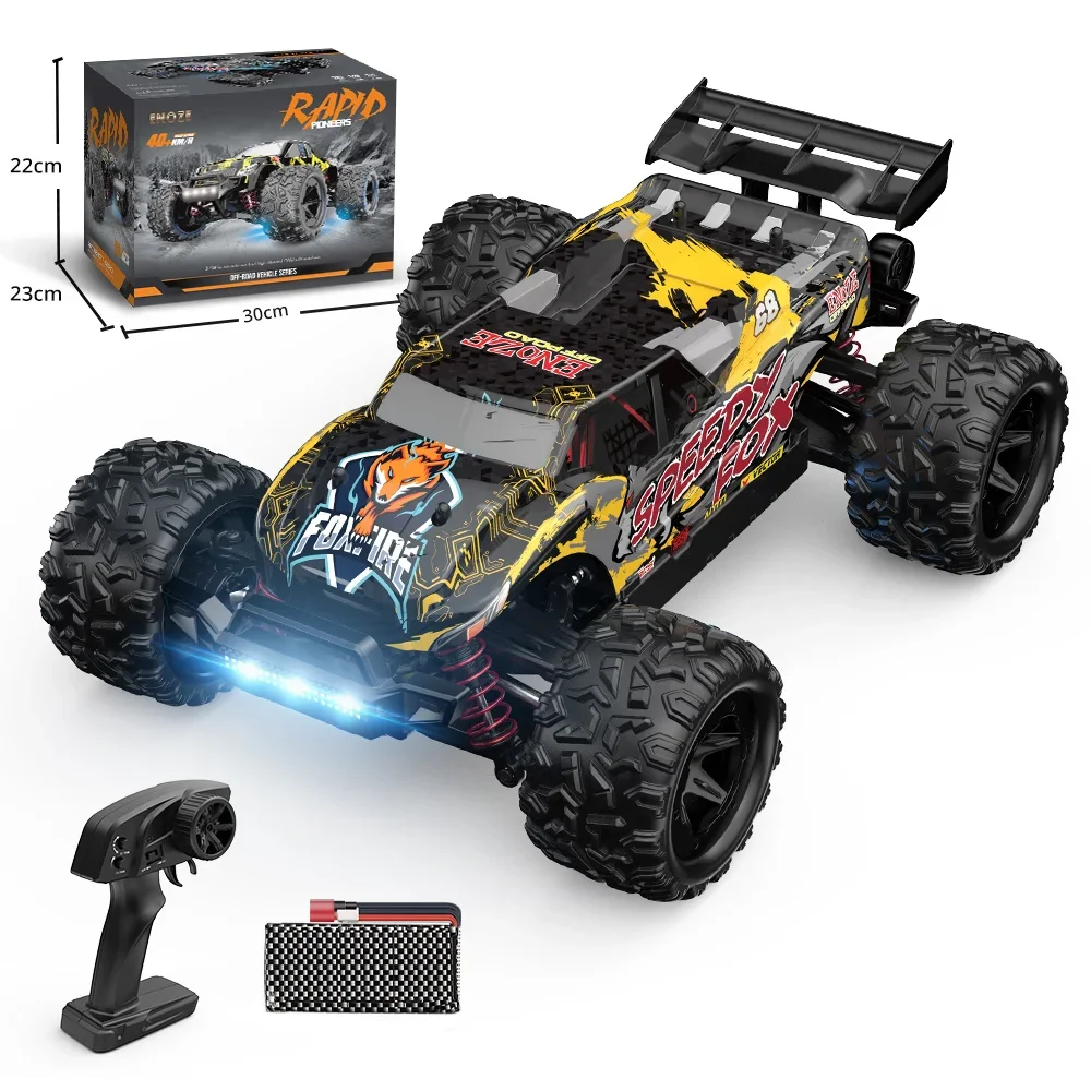 Camioneta Todoterreno RC 4x4 Escala 1:18 Roja — imagen 5