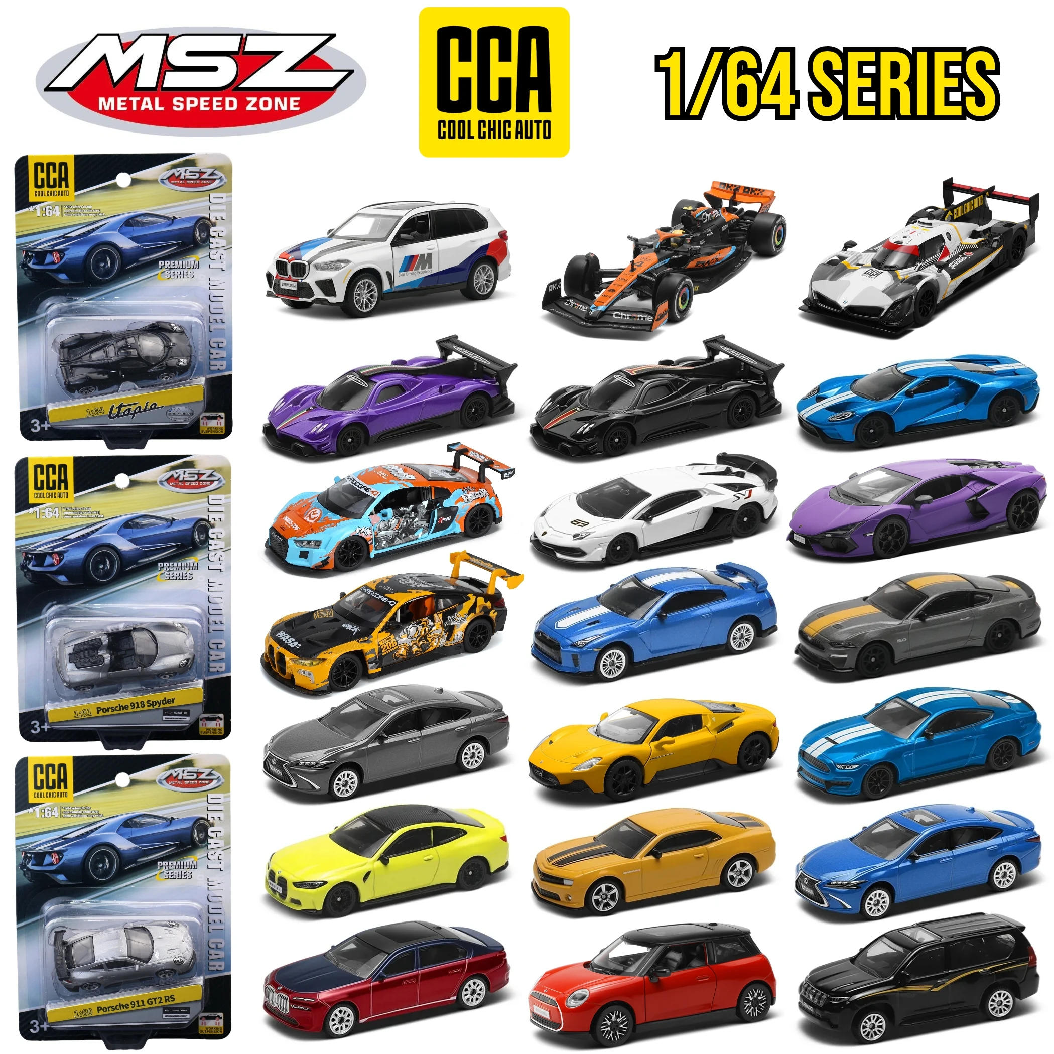 CCA Coche Coleccionable Escala 1:64 Metal — imagen 1