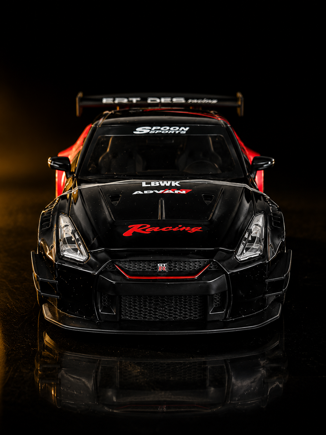 Carro Nissan GTR NEGRO