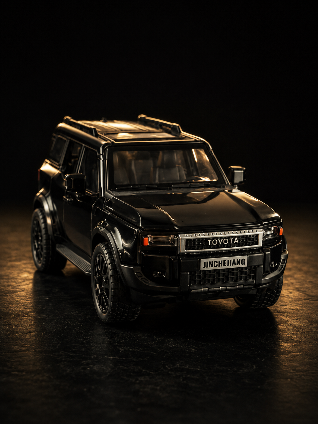 Carro a escala 1:32 Prado todoterreno NEGRO