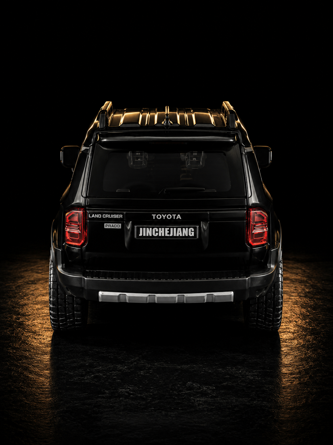 Carro a escala 1:32 Prado todoterreno NEGRO