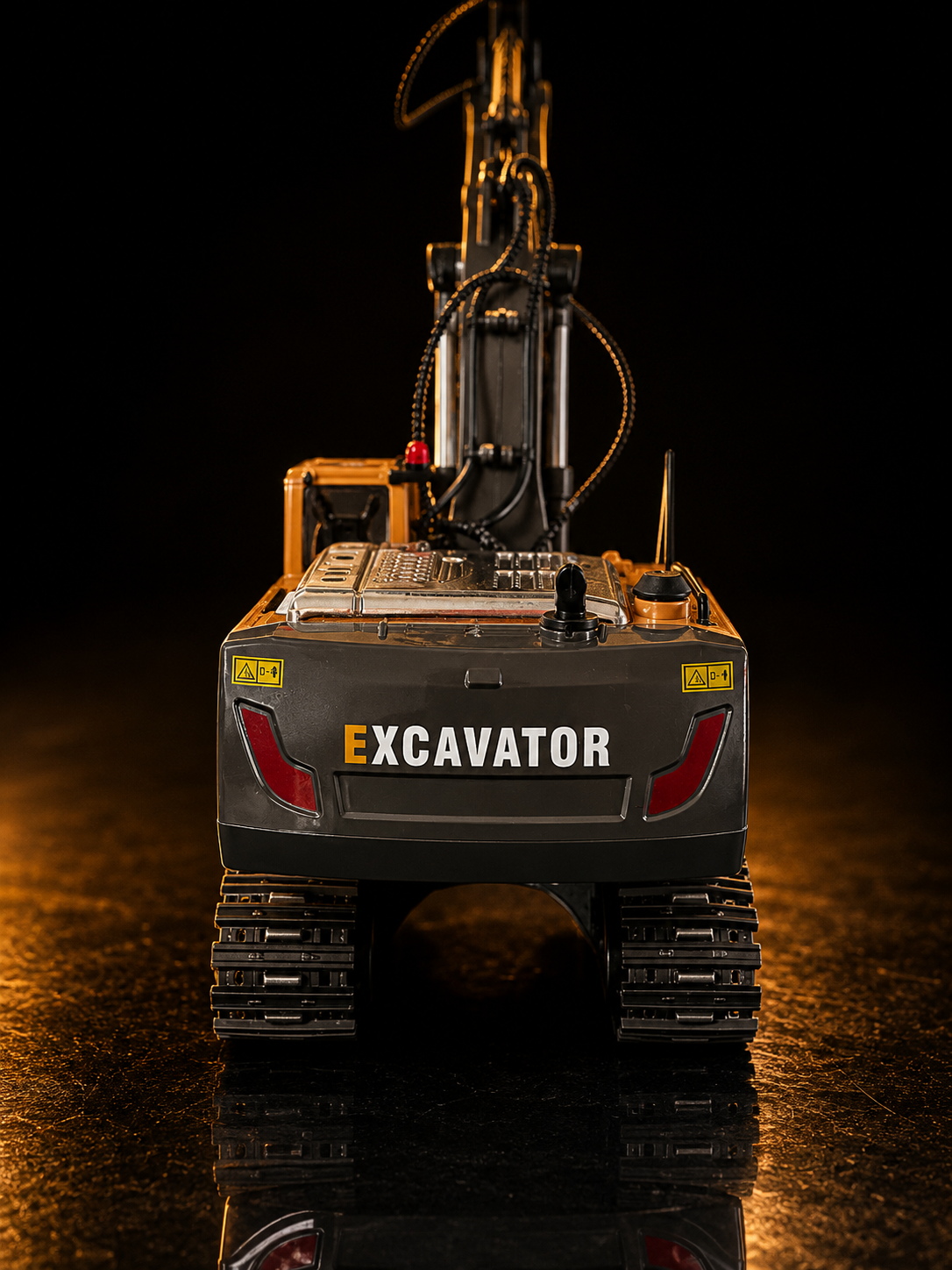 Tractor Excavadora De Juguete Con Control