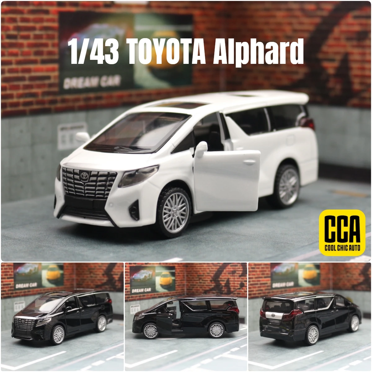 Toyota Alphard Miniatura 1:43 Metal Fundido — imagen 1
