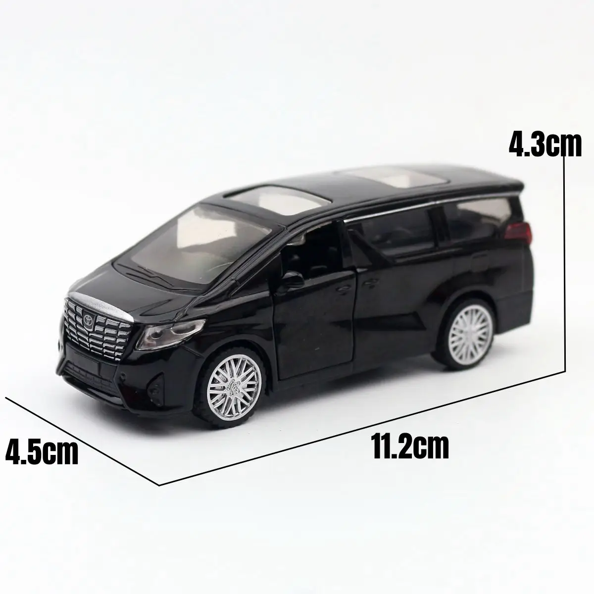 Toyota Alphard Miniatura 1:43 Metal Fundido — imagen 6