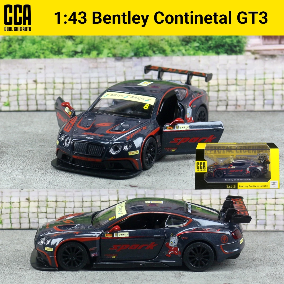 Bentley Continental GT3 Escala 1:43 CCA Aleación — imagen 1