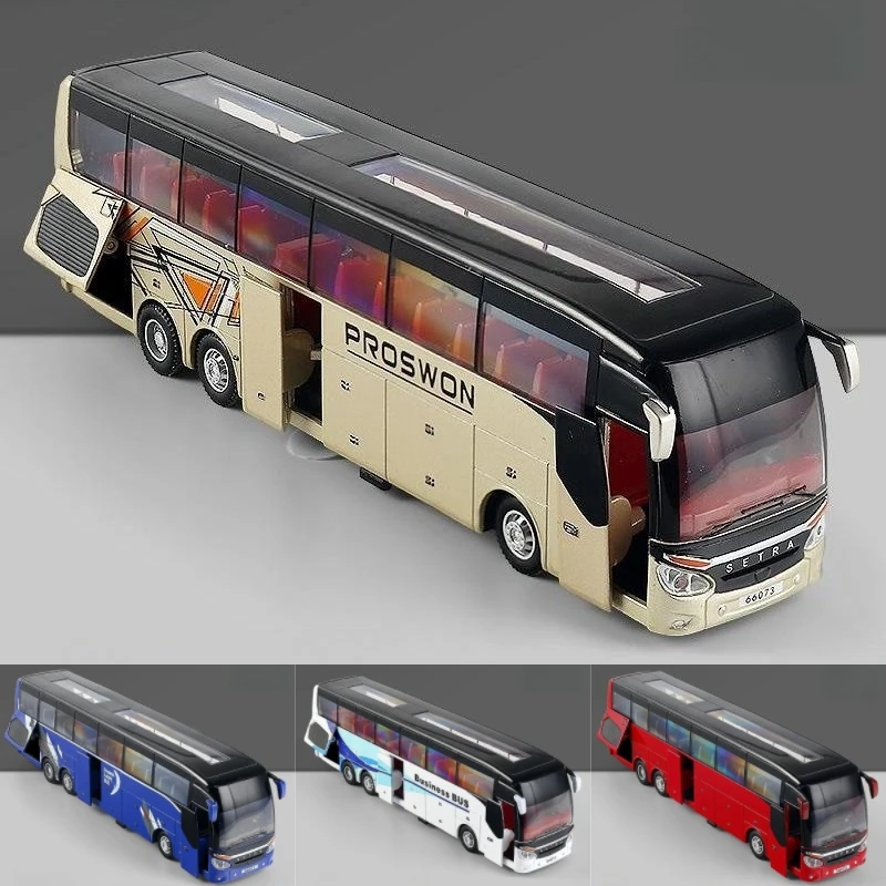 Autobús Miniatura a Escala 1:50 con Luz y Sonido