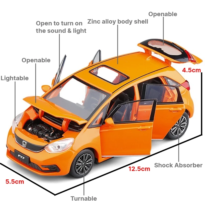 Honda Fit Jazz SUV a escala 1:32 — imagen 5