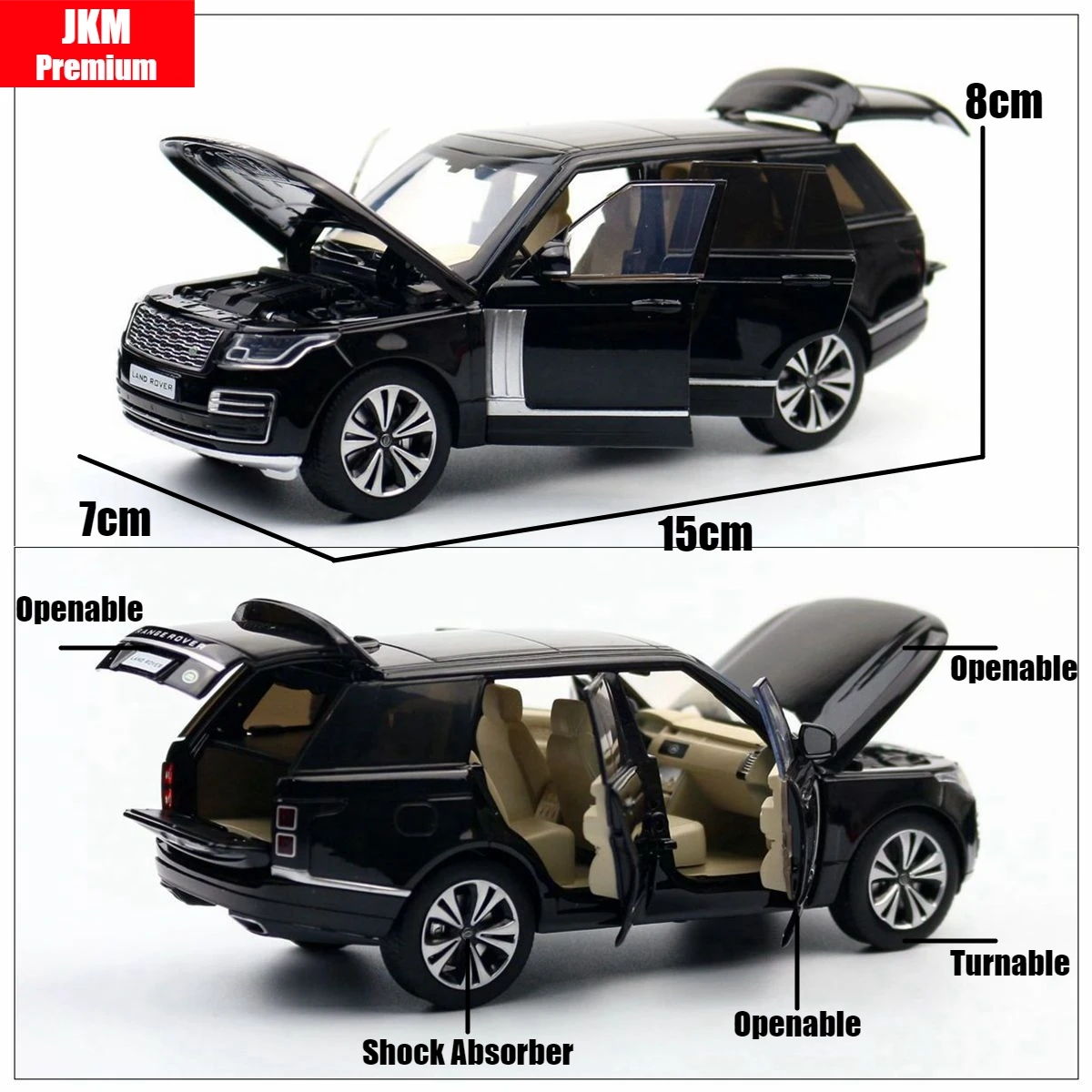 JKM Range Rover Sport 2019 Miniatura 1:32 — imagen 2