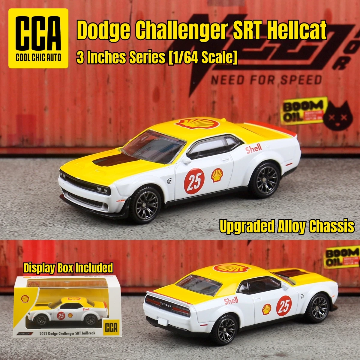 Dodge Challenger SRT Hellcat Escala 1:64 CCA — imagen 1