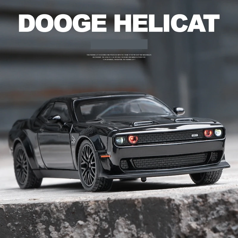 Dodge Challenger SRT Hellcat Escala 1:32 Metal — imagen 3