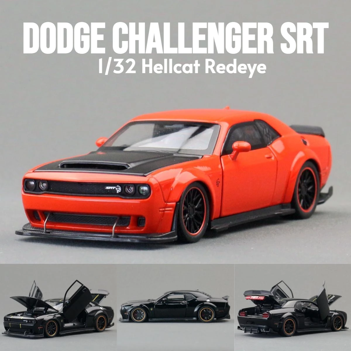 Dodge Challenger SRT Hellcat Redeye 1:32 a Escala