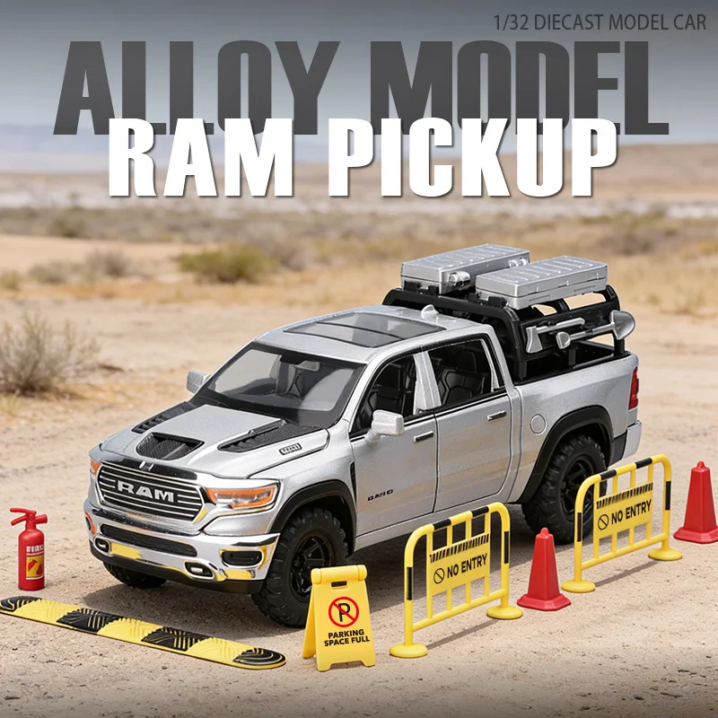Dodge RAM 1500 Escala 1:32 Metal Fundido — imagen 2