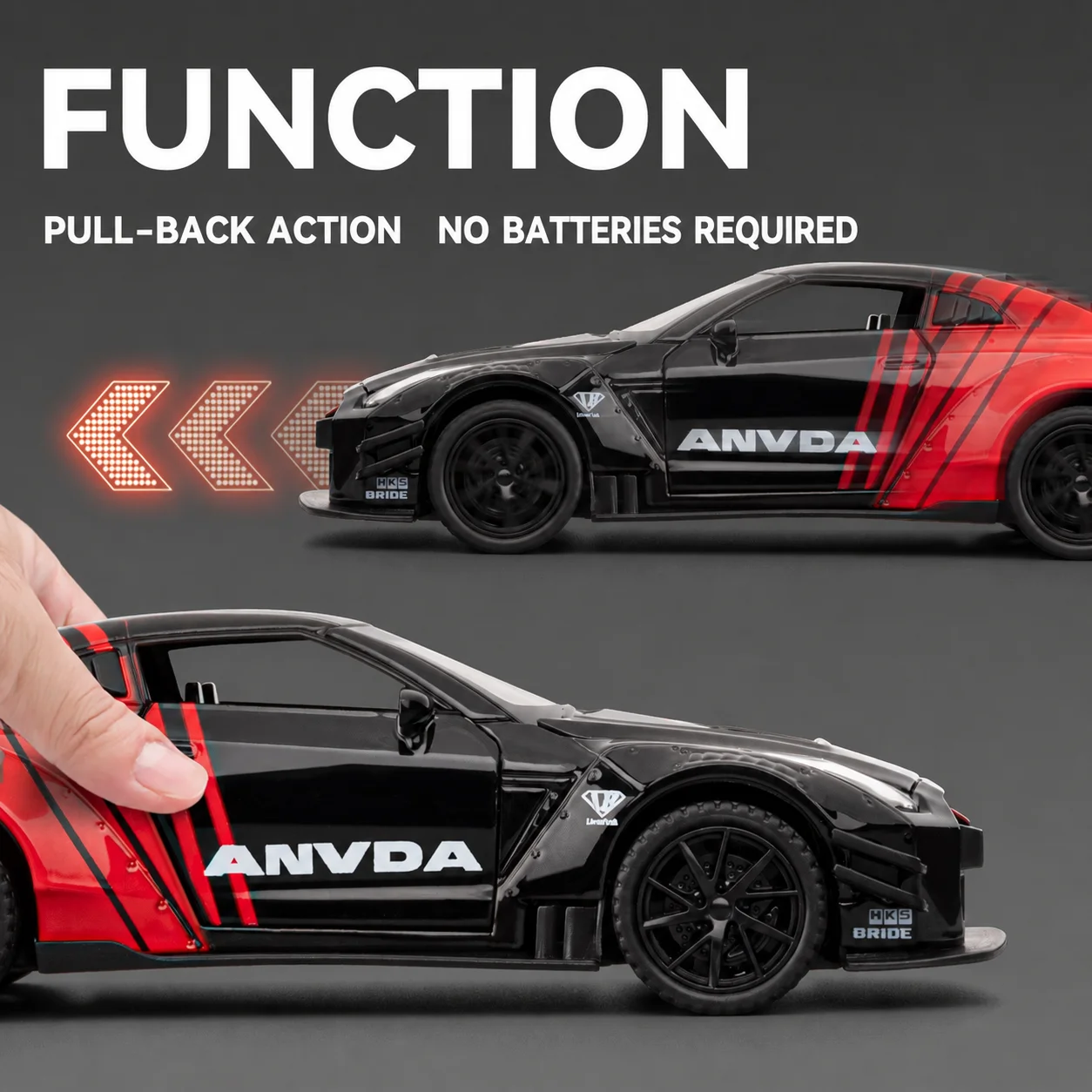 Nissan GTR R35 Nismo Escala 1:32 Aleación — imagen 4