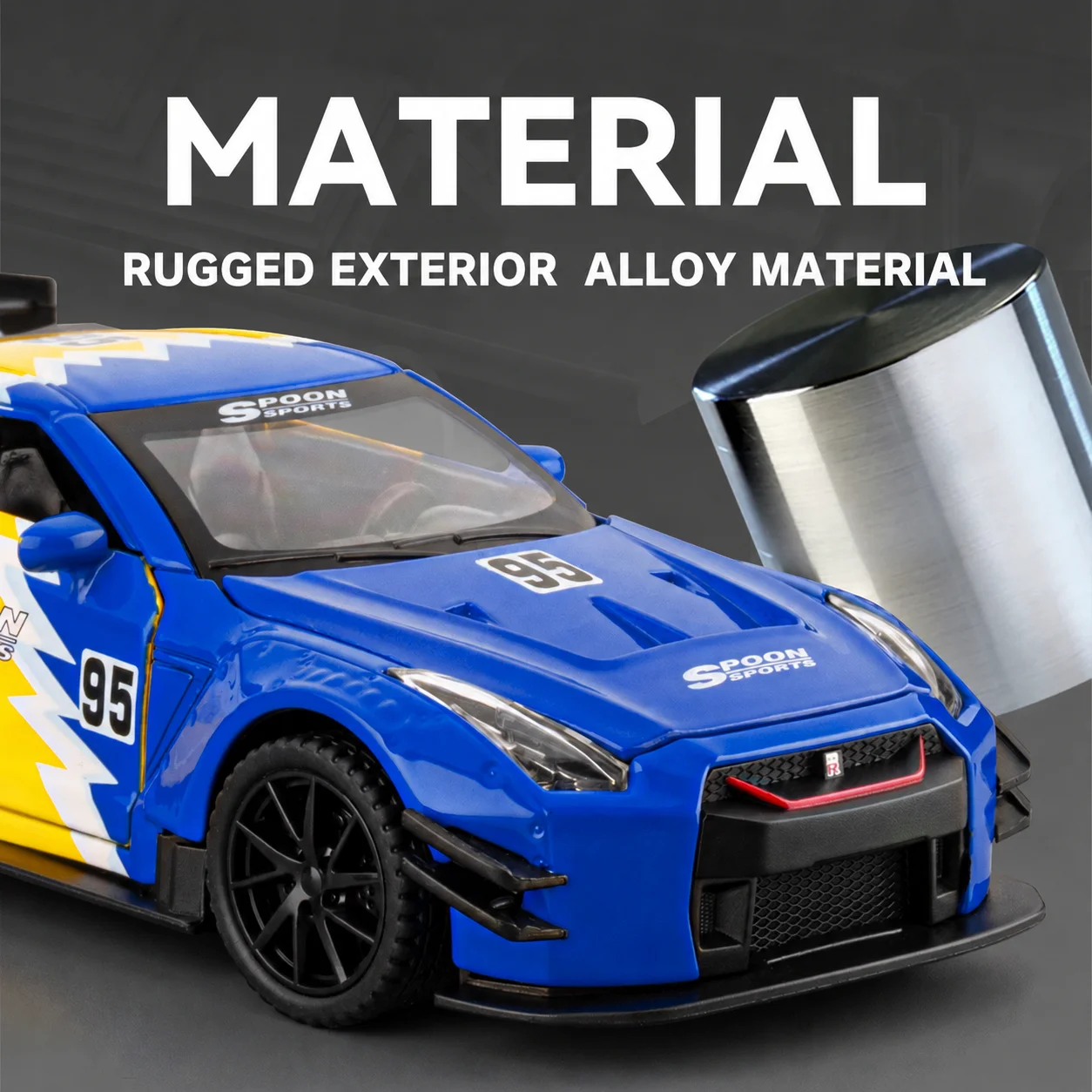 Nissan GTR R35 Nismo Escala 1:32 Aleación — imagen 6