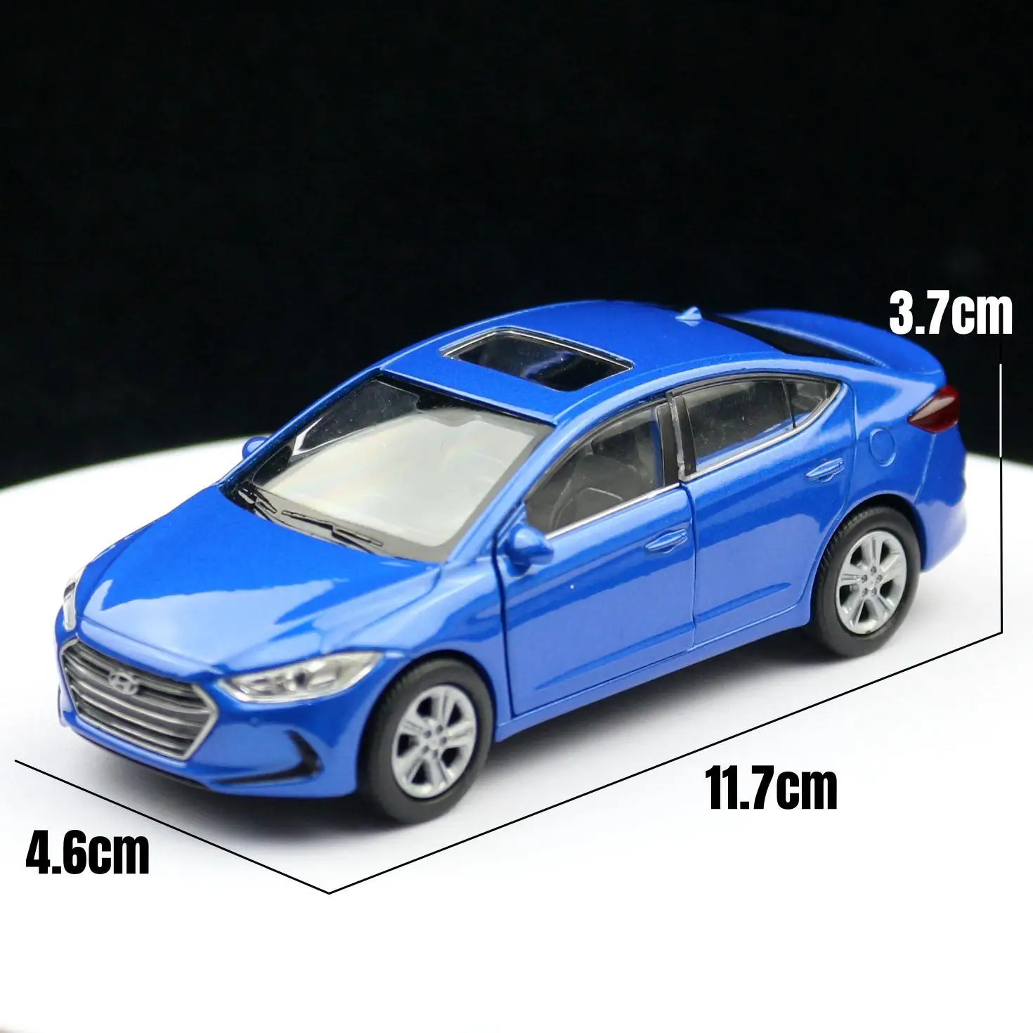 Welly Hyundai Elantra Escala 1:36 Metal Fundido — imagen 6