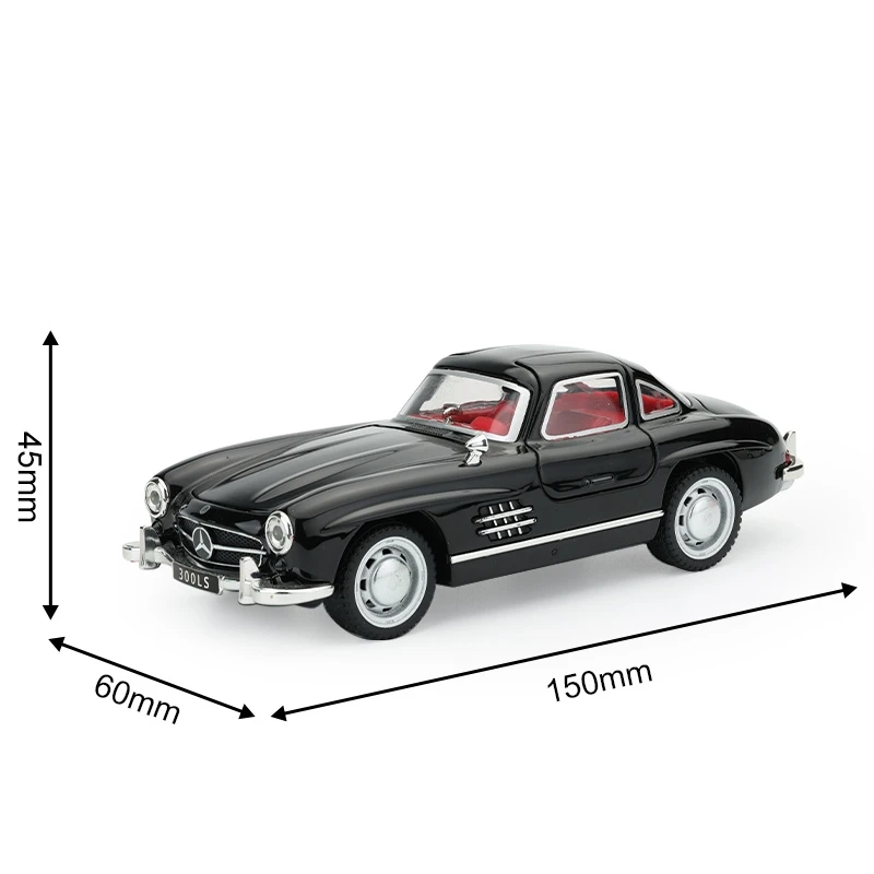 Mercedes-Benz 300SL Escala 1:32 Miniatura Metal — imagen 5