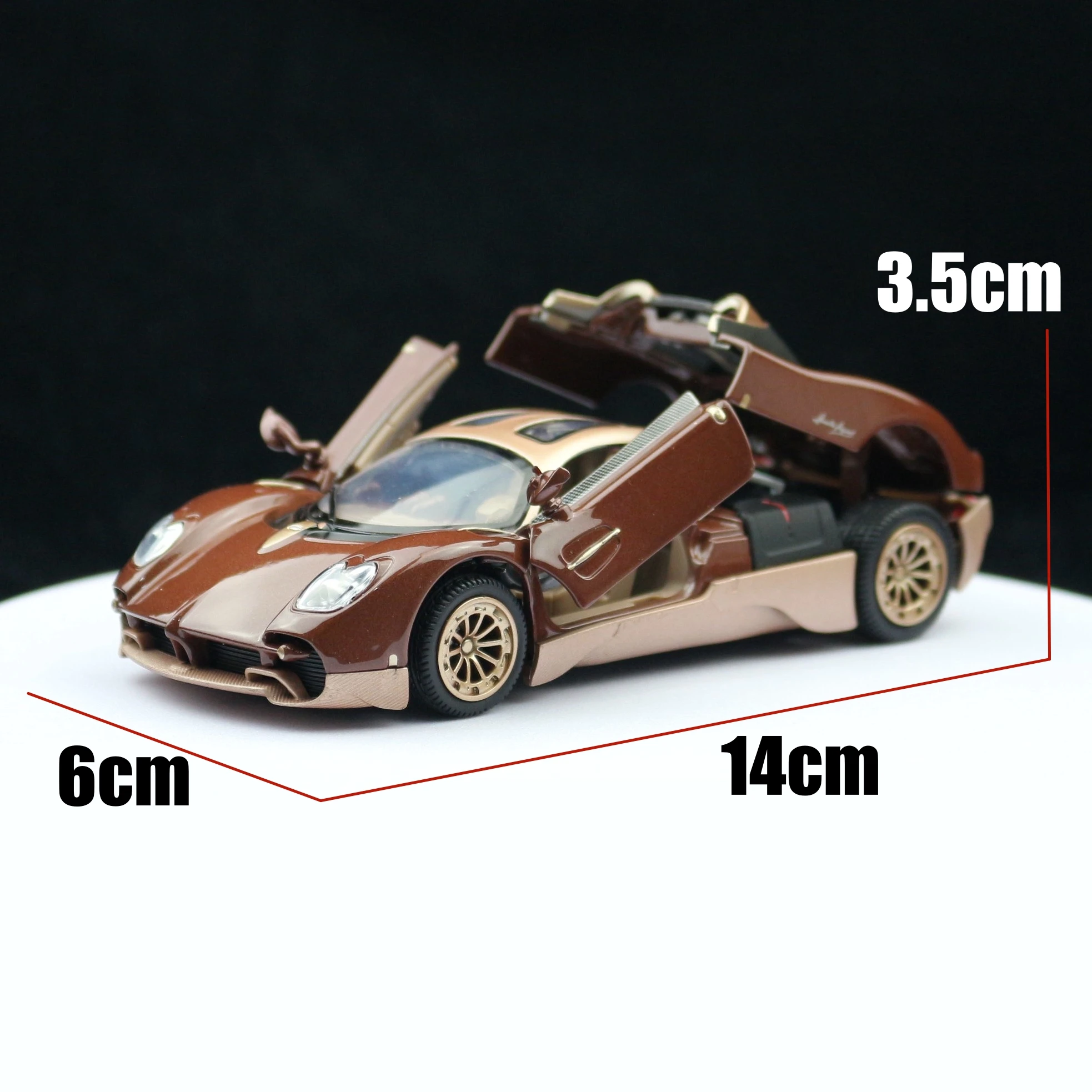 Pagani Utopia Miniatura 1:32 Metal a Escala — imagen 2