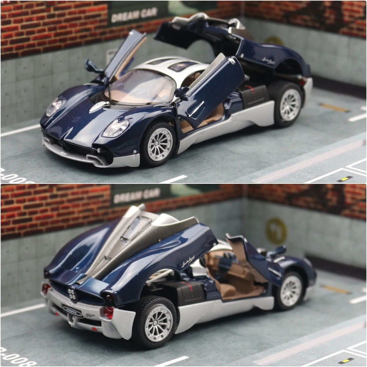 Pagani Utopia Miniatura 1:32 Metal a Escala — imagen 3