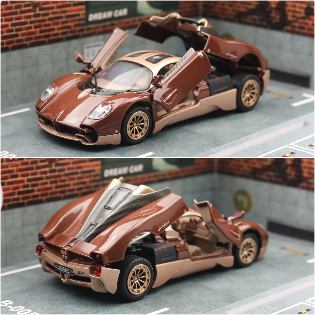 Pagani Utopia Miniatura 1:32 Metal a Escala — imagen 4