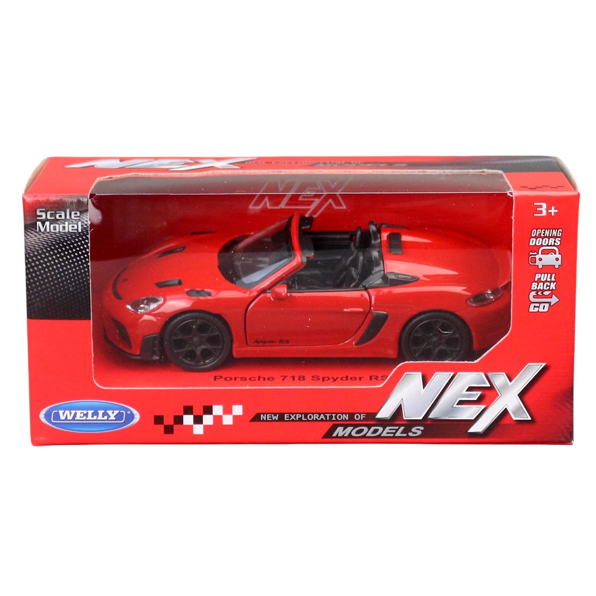 Welly Porsche 718 Spyder Escala 1:36 — imagen 5