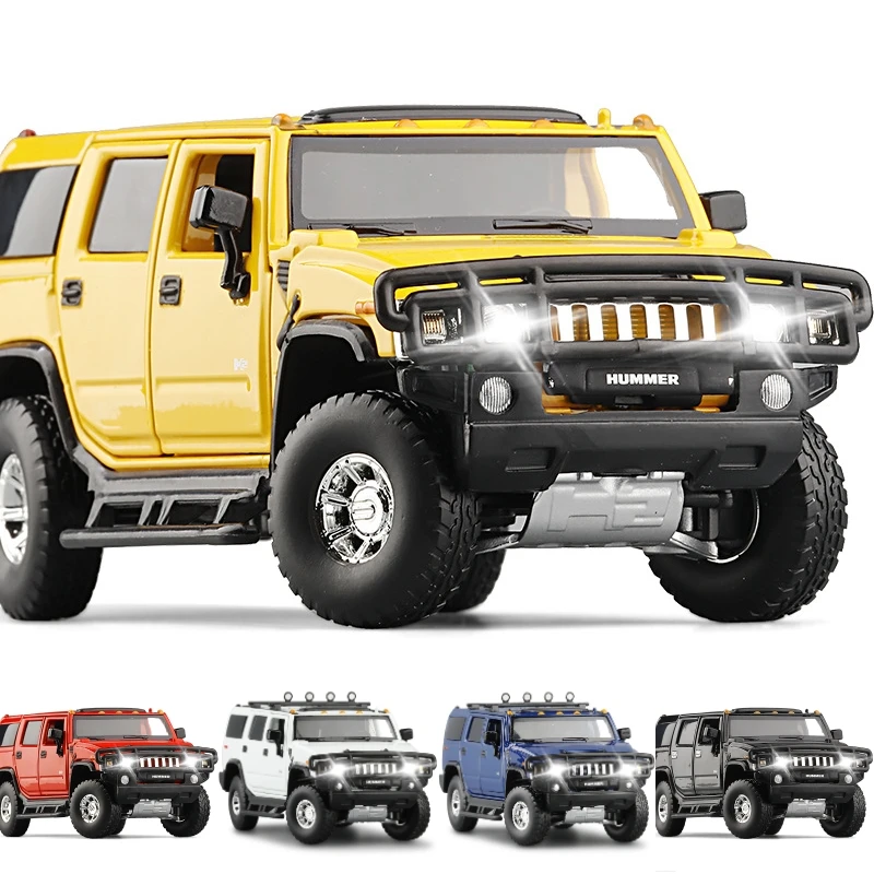 Hummer H2 SUV Escala 1:32 Metal Fundido — imagen 1