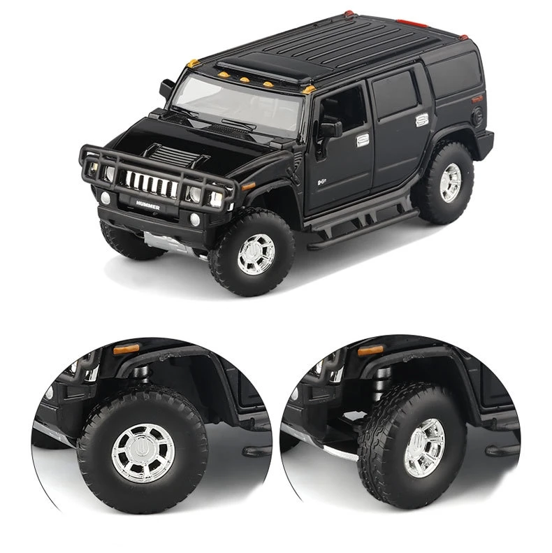 Hummer H2 SUV Escala 1:32 Metal Fundido — imagen 3